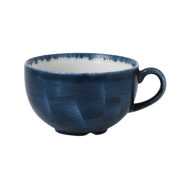 Churchill China Stonecast Plume Cappuccino Cup - 12oz (34cl) Ultramarine (Box Of 12)