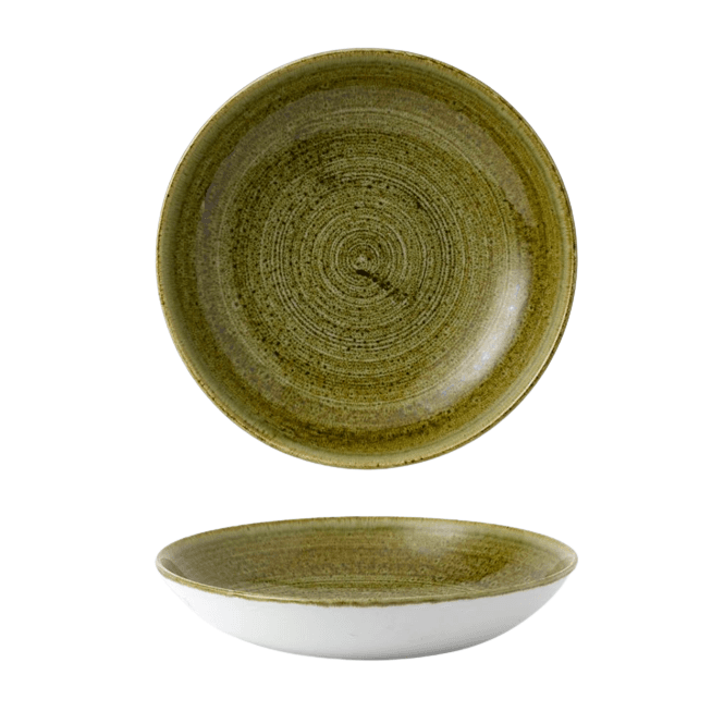 Churchill China Stonecast Plume Coupe Bowl - 9.75