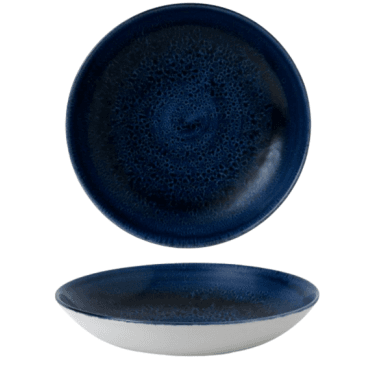 Stonecast Plume Coupe Bowl - 9.75" (24.8cm) / 40oz (113.6cl) Ultramarine (Box Of 12)