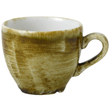 Stonecast Plume Espresso Cup - 3.5oz (10cl) Olive (Box Of 12)