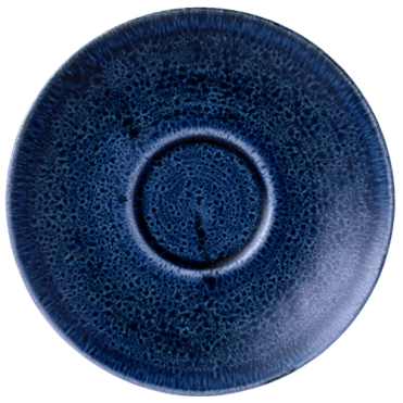 Stonecast Plume Saucer - 4.5" (11.8cm) Ultramarine (Box Of 12)