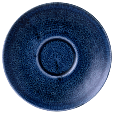 Stonecast Plume Saucer - 6.25" (15.6cm) Ultramarine (Box Of 12)
