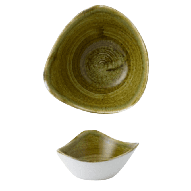 Churchill China Stonecast Plume Triangle Bowl - 6