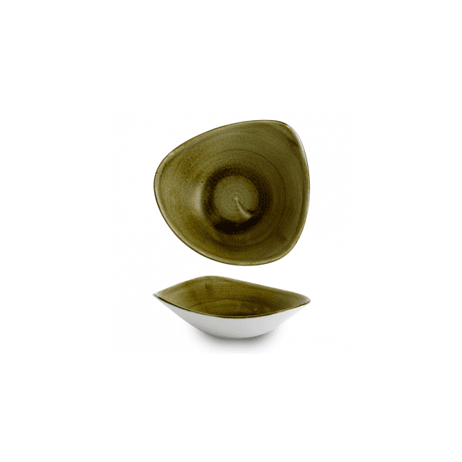 Churchill China Stonecast Plume Triangle Bowl - 9.25