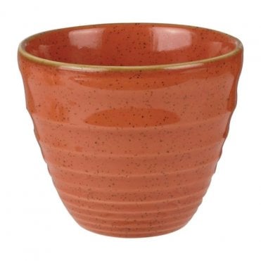 Stonecast Ripple Chip Mug 9.5x8.3cm / 10oz (28cl) Spiced Orange (Box Of 12)