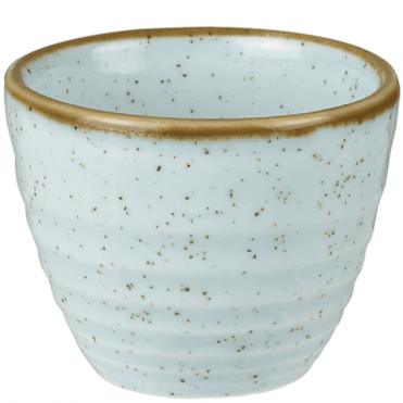 Stonecast Ripple Dip Pot 5.9x5cm - 2oz (5cl) Duck Egg (Box Of 12)