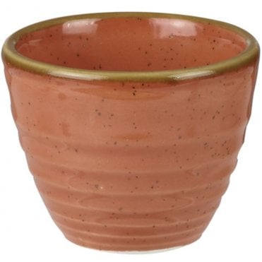 Stonecast Ripple Dip Pot 5.9x5cm - 2oz (5cl) Spiced Orange (Box Of 12)