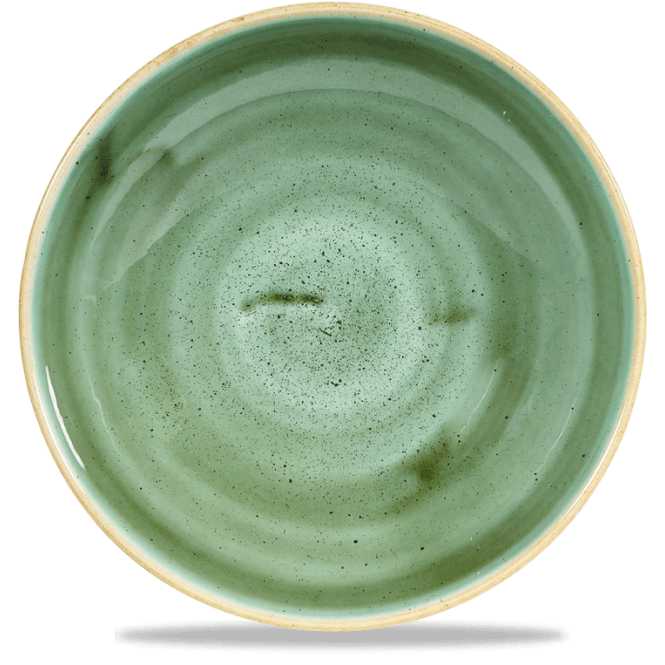 Churchill China Stonecast Samphire Green Evolve Coupe Bowl 18.42cm (Box Of 12)