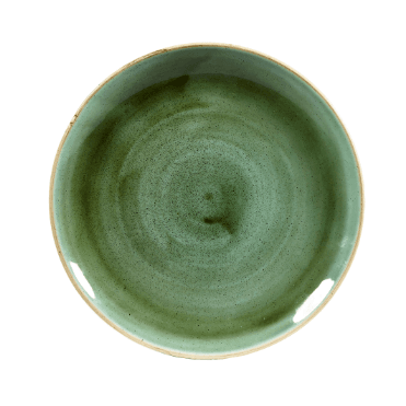 Stonecast Samphire Green Evolve Coupe Plate 22.02cm (Box Of 12)