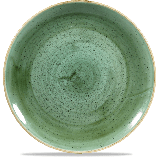 Churchill China Stonecast Samphire Green Evolve Coupe Plate 26.04cm (Box Of 12)
