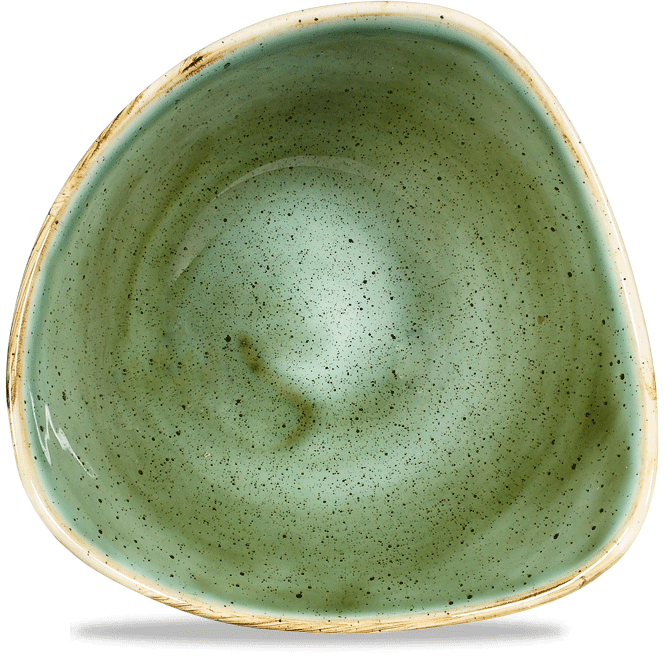 Churchill China Stonecast Samphire Green Lotus Bowl 15.24cm (Box Of 12)