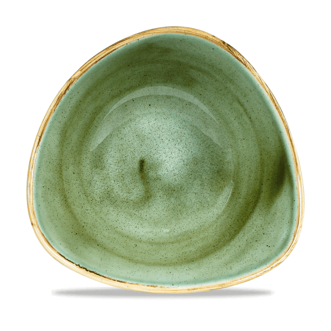 Churchill China Stonecast Samphire Green Lotus Bowl 17.78cm (Box Of 12)