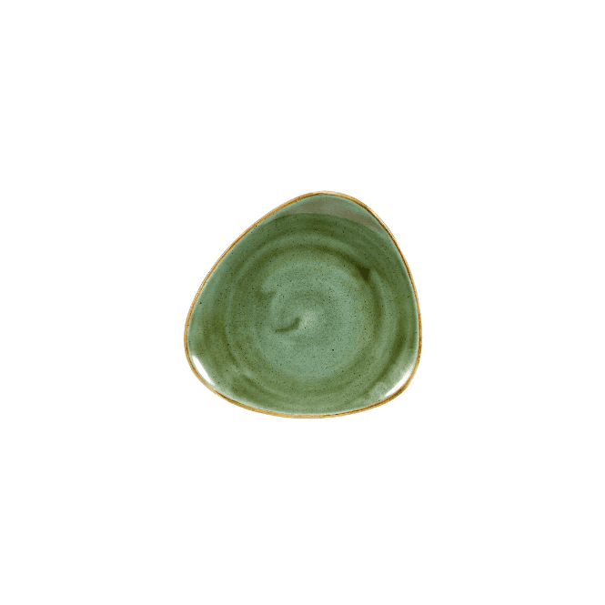 Churchill China Stonecast Samphire Green Lotus Plate 17.78cm (Box Of 12)