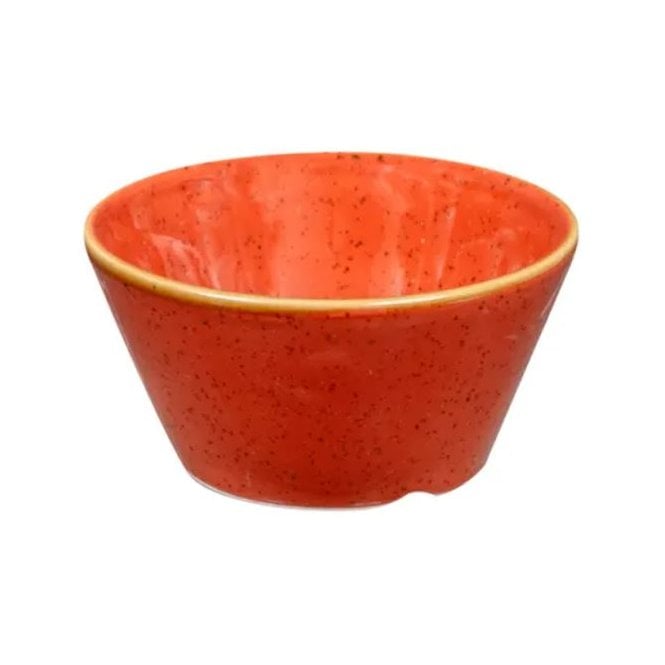 Churchill China Stonecast Sauce Dish 3oz (9cl) Spiced Orange (Box Of 12)
