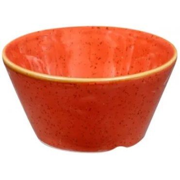Stonecast Sauce Dish 3oz (9cl) Spiced Orange (Box Of 12)