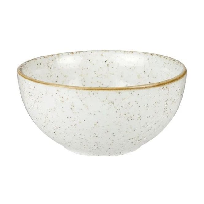 Churchill China Stonecast Soup Bowl 13.2cm - 16oz (47cl) Barley White (Box Of 12)