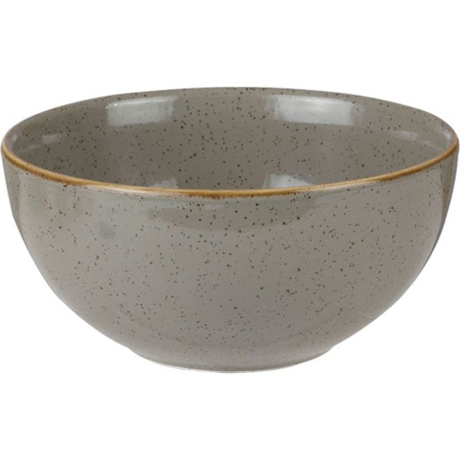 Churchill China Stonecast Soup Bowl 13.2cm - 16oz (47cl) Peppercorn Grey (Box Of 12)