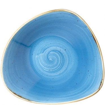 Stonecast Triangle Bowl 18.5cm (7.25") Cornflower (Box Of 12)