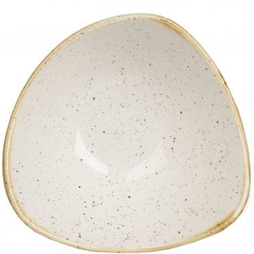 Stonecast Triangle Bowl 18.5cm (7.25") White (Box Of 12)