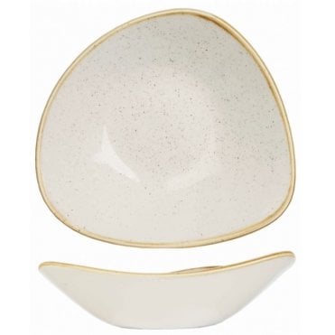Stonecast Triangle Bowl 23.5cm (9.25") White (Box Of 12)