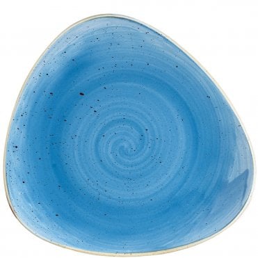 Stonecast Triangle Plate 19.2cm (7.75") Cornflower (Box Of 12)