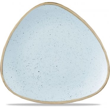 Stonecast Triangle Plate 19.2cm (7.75") Duck Egg (Box Of 12)