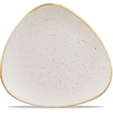 Stonecast Triangle Plate 22.9cm (9") White (Box Of 12)