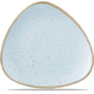 Stonecast Triangle Plate 31.1cm (12.25") Duck Egg (Box Of 12)
