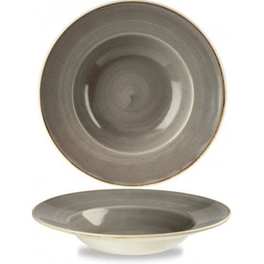 Stonecast Wide Rim Bowl - 11" (28cm) / 16.5oz Peppercorn (Box Of 12)