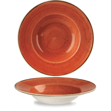 Stonecast Wide Rim Bowl - 11" (28cm) / 16.5oz Spiced Orange (Box Of 12)