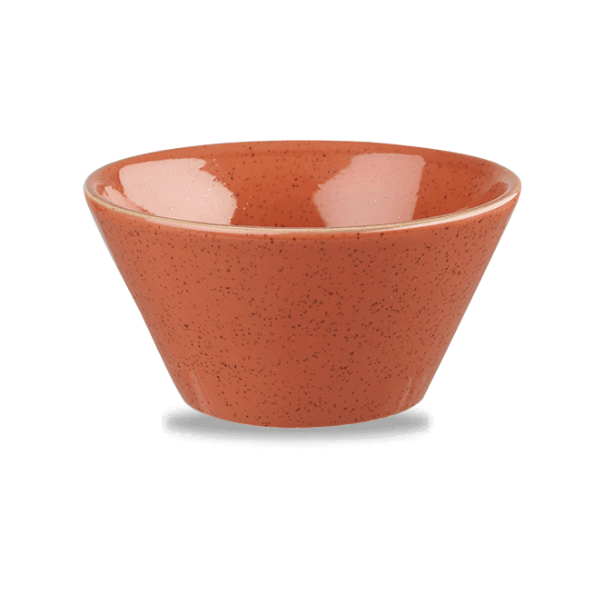 Churchill China Stonecast Zest Bowl 12.1 X 6.5cm 34cl 12oz Spiced Orange (Box Of 12)