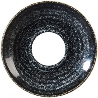 Studio Print Charcoal Black Cappuccino Saucer 6.25''/ 15.6 Cm (Box Of 12)