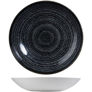 Studio Print Charcoal Black Coupe Bowl 9.75''/ 24.8 Cm (Box Of 12)