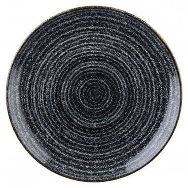 Studio Print Charcoal Black Coupe Plate 6.5''/ 16.5cm (Box Of 12)