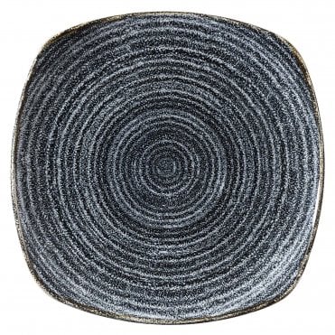 Studio Print Charcoal Black Square Plate 8.5''/ 21.5cm (Box Of 12)