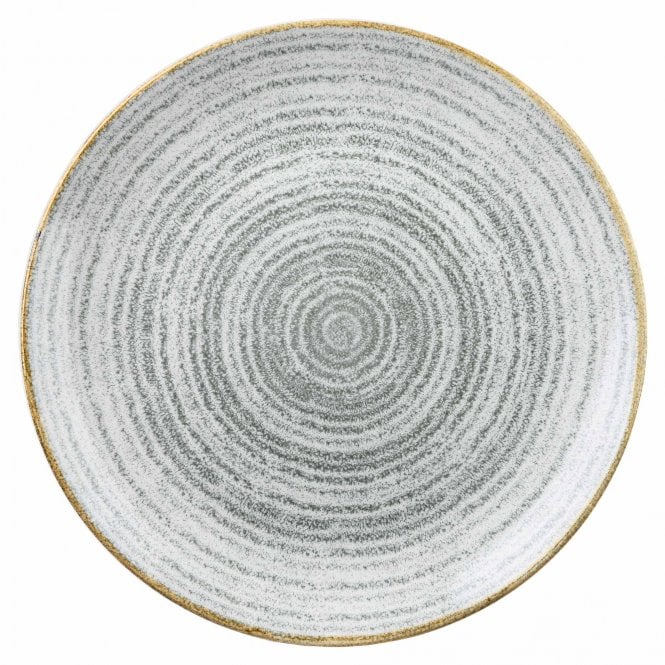 Churchill China Studio Print Stone Grey Coupe Plate 10.25''/26 Cm (Box Of 12)