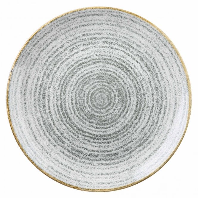 Churchill China Studio Print Stone Grey Coupe Plate 11.25