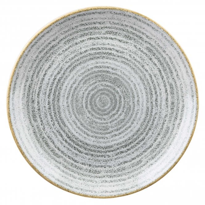Churchill China Studio Print Stone Grey Coupe Plate 6.5''/ 16.5cm (Box Of 12)