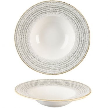 Studio Print Stone Grey Wide Rim Bowl Large 11''/ 28 Cm (Box Of 12)