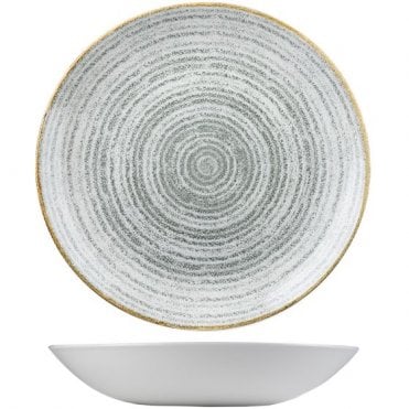 Studio Printstone Grey Coupe Bowl 9.75''/ 24.8 Cm (Box Of 12)