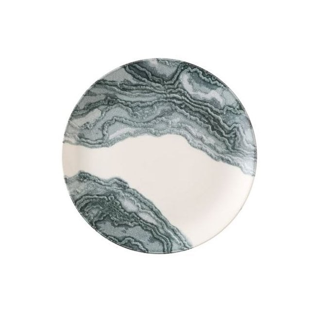 Churchill China Tide Black Coupe Plate 28.8cm/11.25