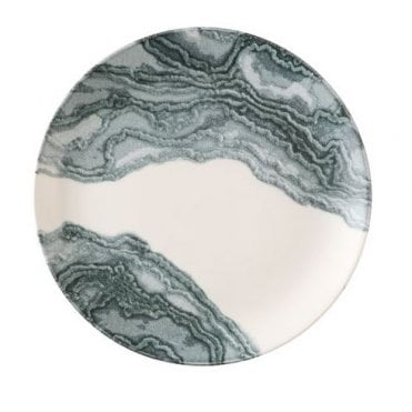 Tide Black Coupe Plate 28.8cm/11.25" - Super Vitrified (Box of 12)