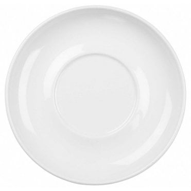 White Compact Tea Saucer 15.2cm  6" (Box Of 24)