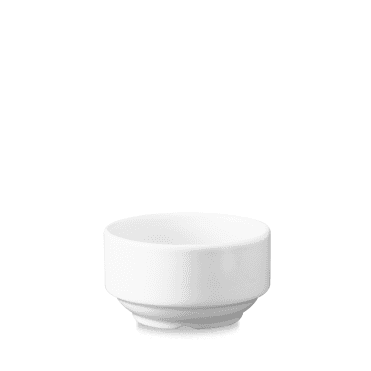White Consomme Bowl (Without Handles) 11.5cm 4.5" 40cl 14oz (Box Of 24)