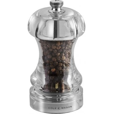 Capstan Pepper Mill Acrylic 11.5cm / 4.5" (Box of 6)