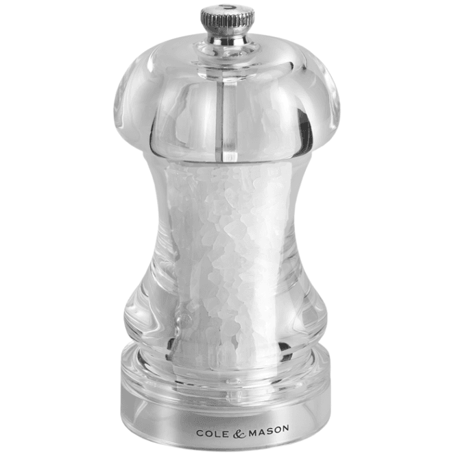Cole & Mason Capstan Salt Mill Acrylic 11.5cm / 4.5