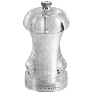 Capstan Salt Mill Acrylic 11.5cm / 4.5" (Box of 6)