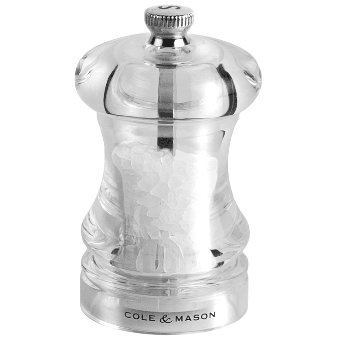 Cole & Mason Capstan Salt Mill Acrylic 8.5cm / 3.5