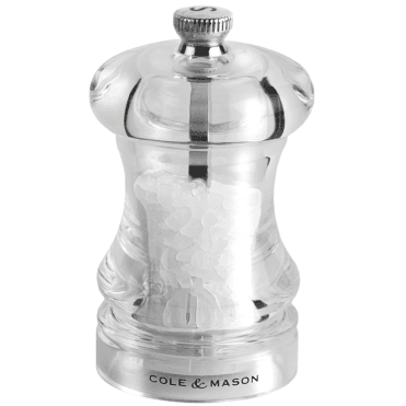 Capstan Salt Mill Acrylic 8.5cm / 3.5" (Box of 6)