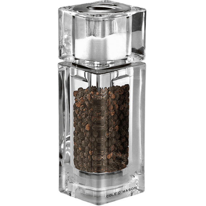 Cole & Mason Combi Salt/Pepper Mill Cube Perspex (Box of 4)